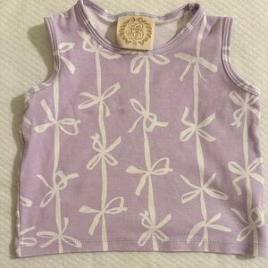 T.B.B.C. Sleeveless Bow-Print Tank Top - Lilac